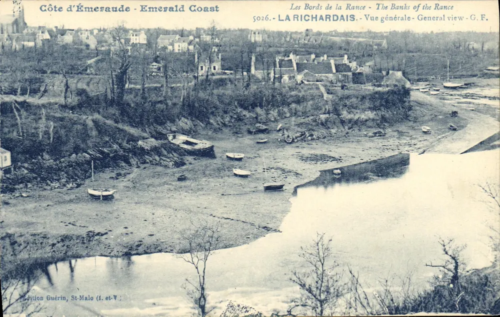 La Richardais — Brzegi Rance — Wydawnictwo Guérin, St-Malo (I. et V.) - Awers