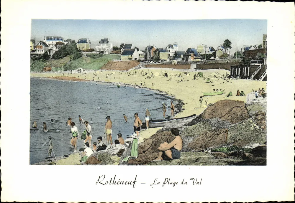Rothéneuf — A Praia do Val - Frente