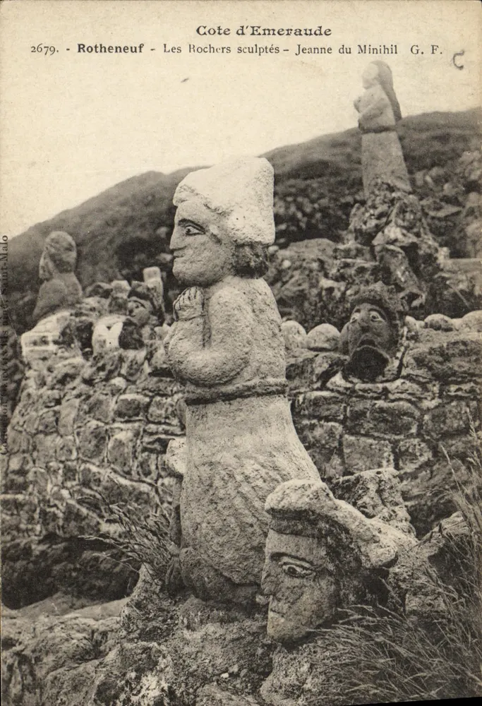 Côte d'Emeraude — Die gemeißelten Felsen — Jeanne du Minihil G.F. n°2679 - Vorderseite