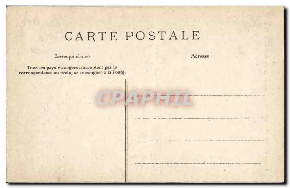 Côte d'Emeraude — Die gemeißelten Felsen — Jeanne du Minihil G.F. n°2679 - Rückseite