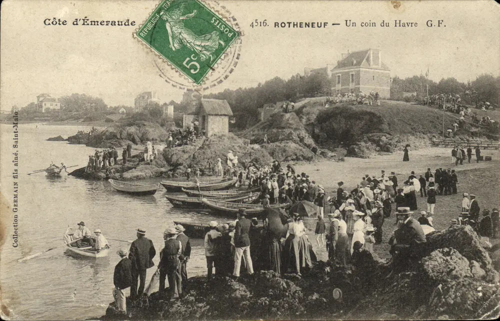 Rothenneuf — Ein Stück vom Havre G.F. — Collection GERMAIN fils âné Saint-Malo - Vorderseite