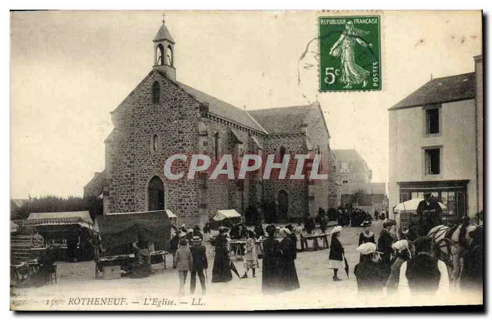Rotheneuf — Die Kirche — LL. - Vorderseite