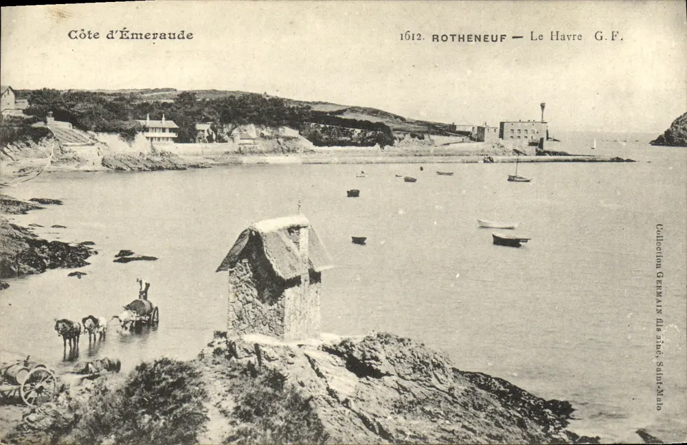 Côte d'Émeraude — Ansicht von Rothenneuf — G.F. (Verlag) - Vorderseite
