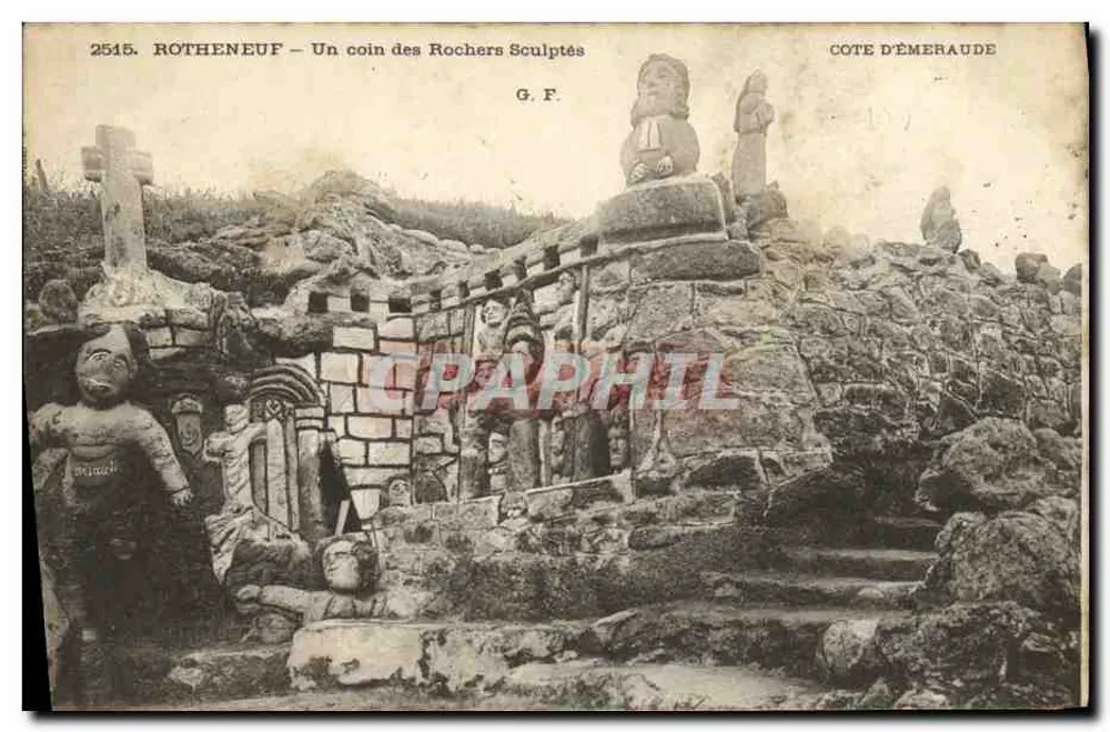 Rotheneuf — Ein Stück der Gekauften Felsen — G.F. n°2515 - Vorderseite