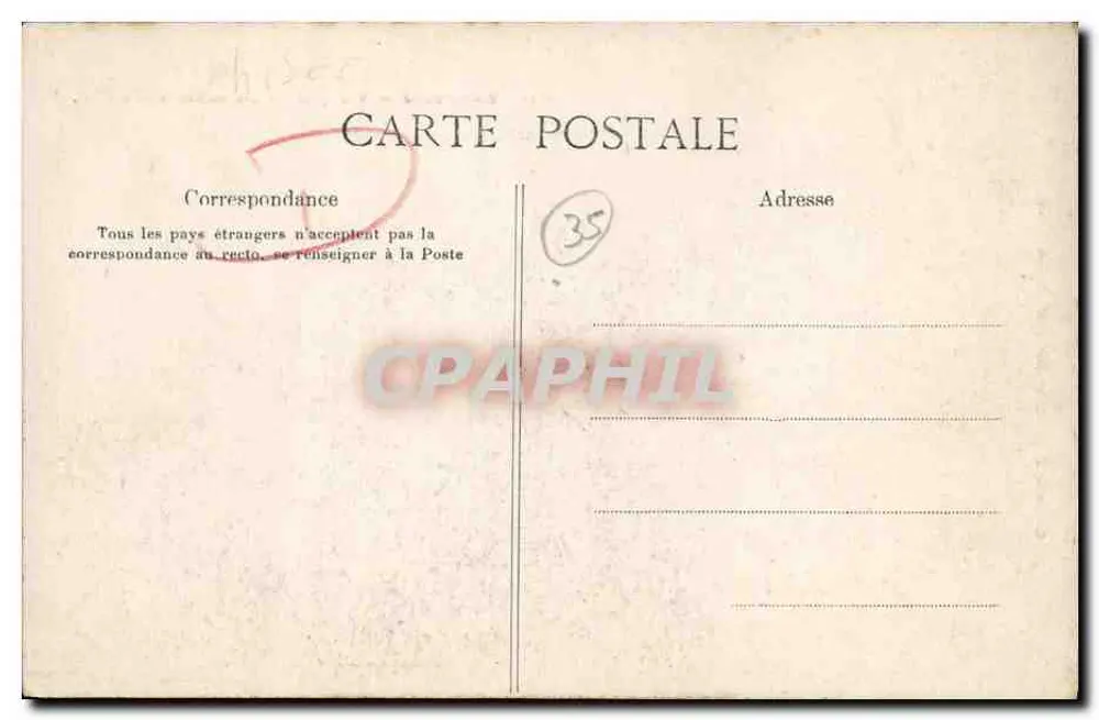 Rotheneuf — Côte d'Emeraude — Allgemeine Ansicht der geschnitzten Felsen — G. F. Nr. 2516 - Rückseite