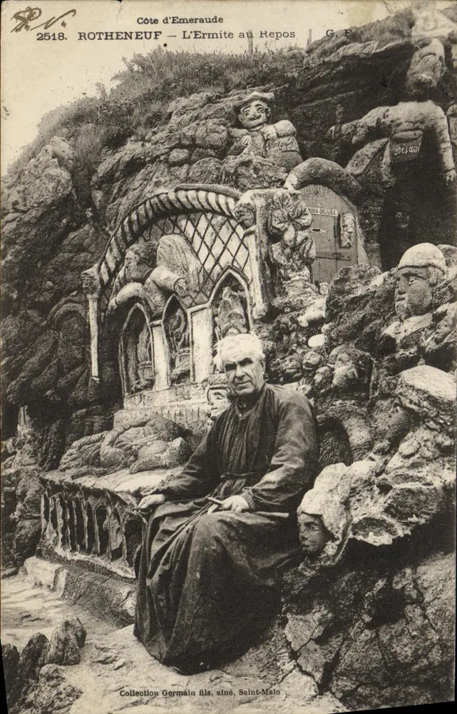 Costa de Esmeralda — O eremita em repouso — Coleção Germain Filho, Saint-Malo - Frente
