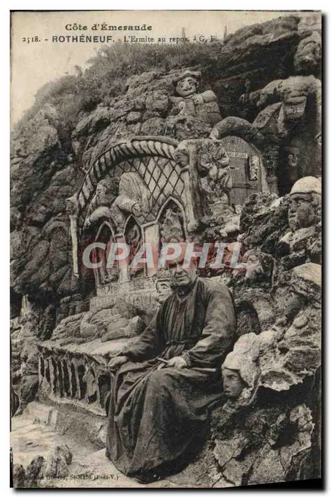 Costa da Émeraude — O Ermitão em Repouso — G. F. — n° 2518 - Frente