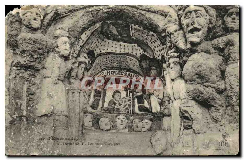 Rothéneuf — Les rochers sculptés — HLM - Vorderseite