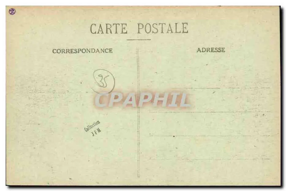 Côte d'Émeraude - Ansicht der geschnitzten Felsen - Edition Guérin, St-Malo (I et V.) - Rückseite