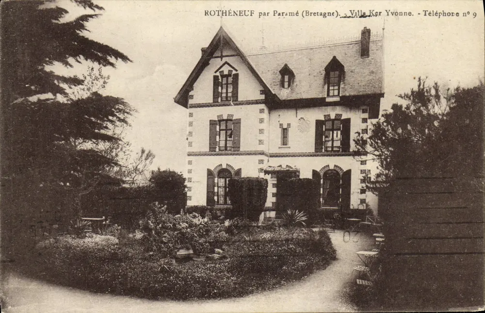 Vila Ker Yvonne em ROTHÉNEUF (Bretagne) — Telefone n°9 — por Paramé - Frente