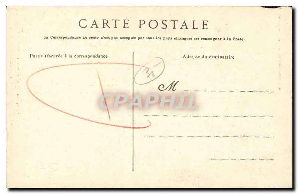 Côte d'Émeraude — Der Einsiedler im Ruhestand — G.F. / J. Rotheneuf fils aîné - Rückseite