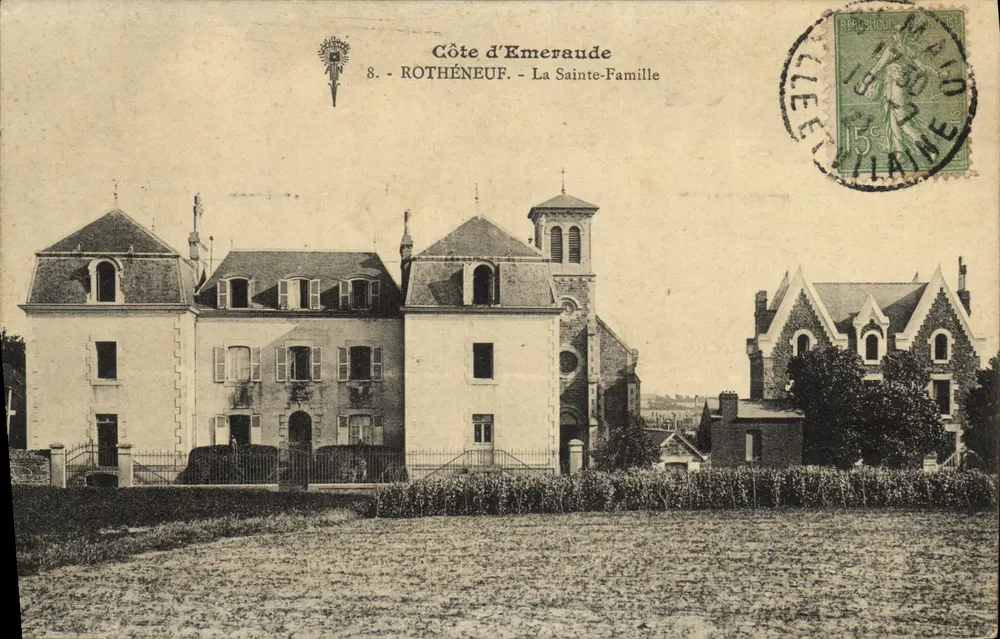 Rothéneuf - A Santa Família — Costa da Esmeralda, série 8 — editor Costa da Esmeralda - Frente