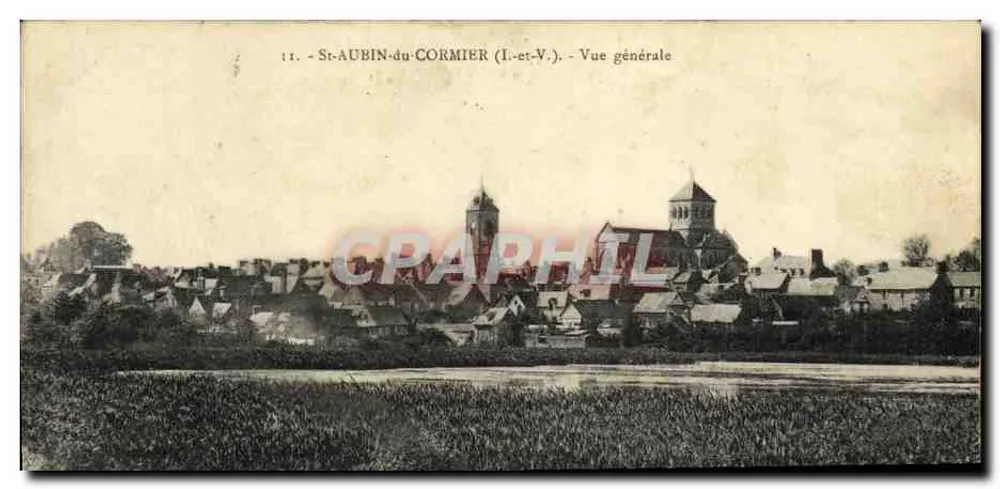 St-AUBIN-du-CORMIER (Loire-et-Vendée) — Vista geral — editor não identificado, n° de série 11 - Frente