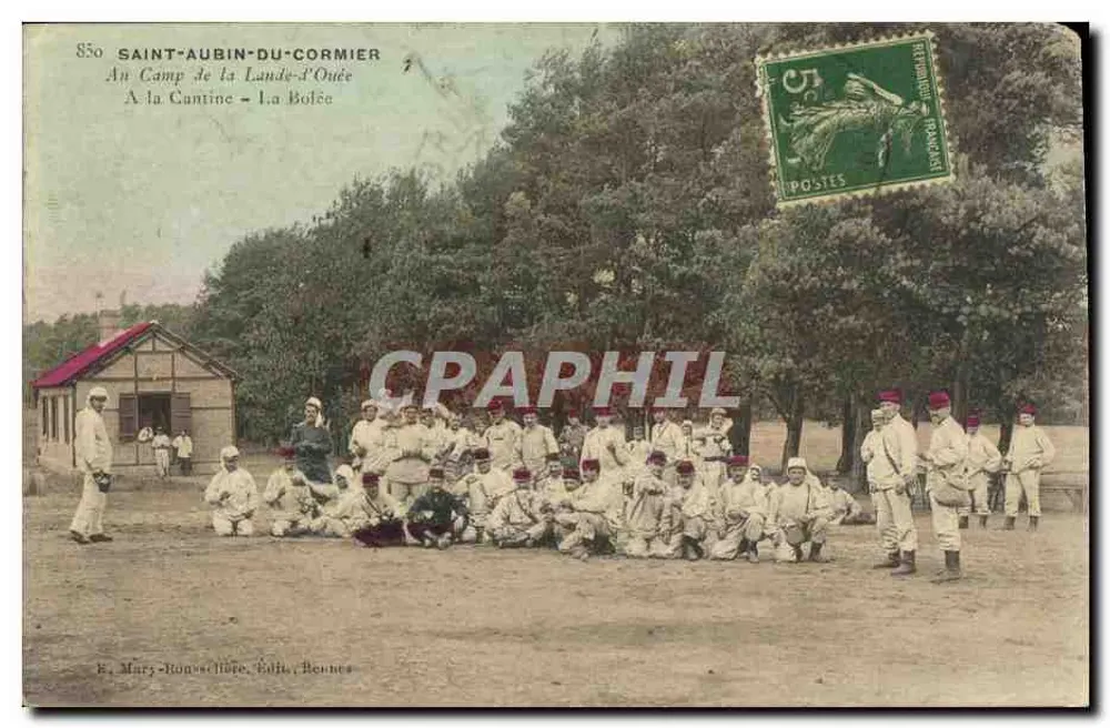 Saint-Aubin-du-Cormier — Camp de la Lande-l'Onée — Éditeur R. Mary-Bonville, Boîte, Bonnes - Vorderseite