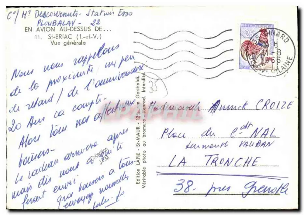 Ploubaïac — Vista geral — Édition LAPIE - Verso
