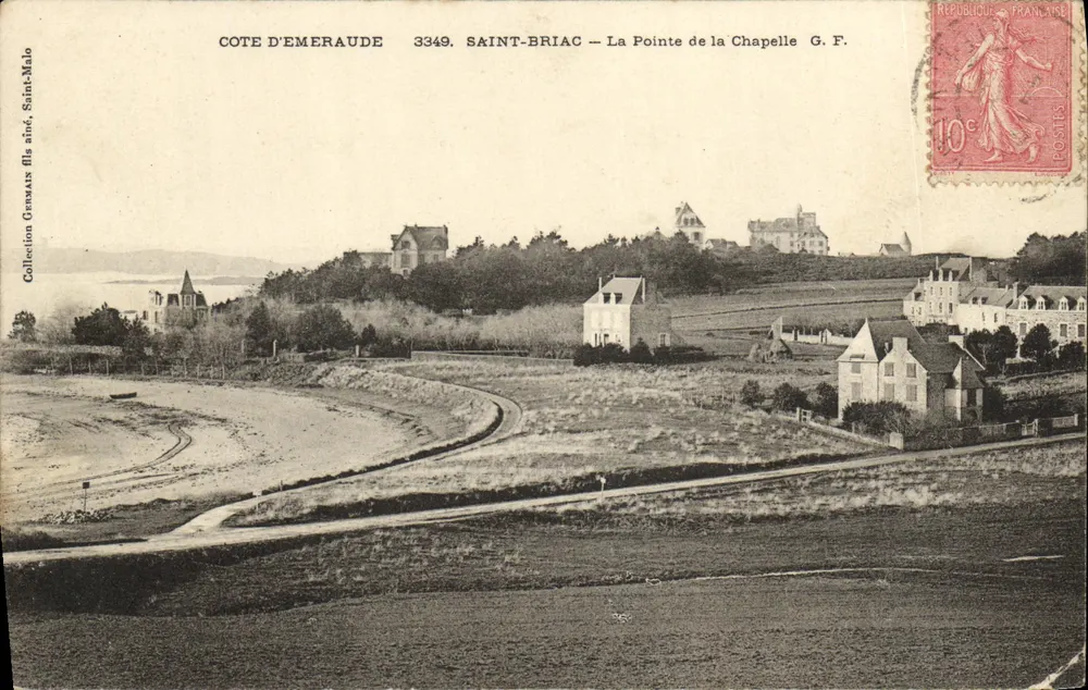 Saint-Briac — A Ponta da Capela — G.F. — Costa de Esmeralda - Frente