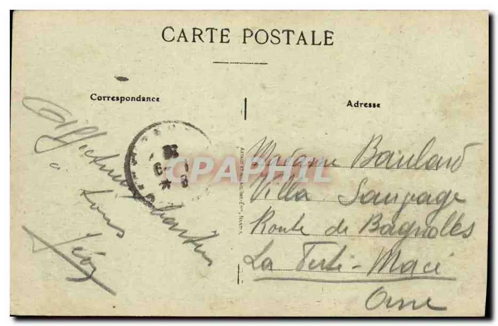 Saint-Briac — Playa y Castillo de Nézey — Costa de la Esmeralda - Reverso