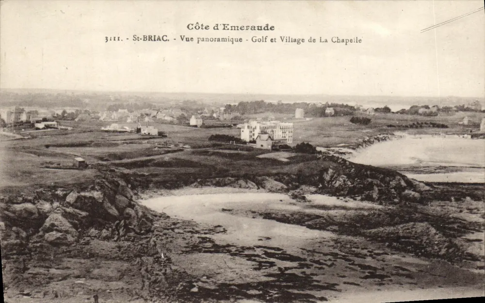 Küste der Emeraude - Panoramablick - Golf und Dorf La Chapelle - St-Briac - Vorderseite