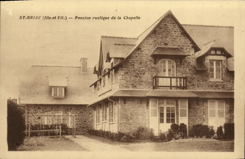 St-Briac (Ille-et-Vil.) — Pension rural de la Capilla — B. Polrot, edit. - Anverso