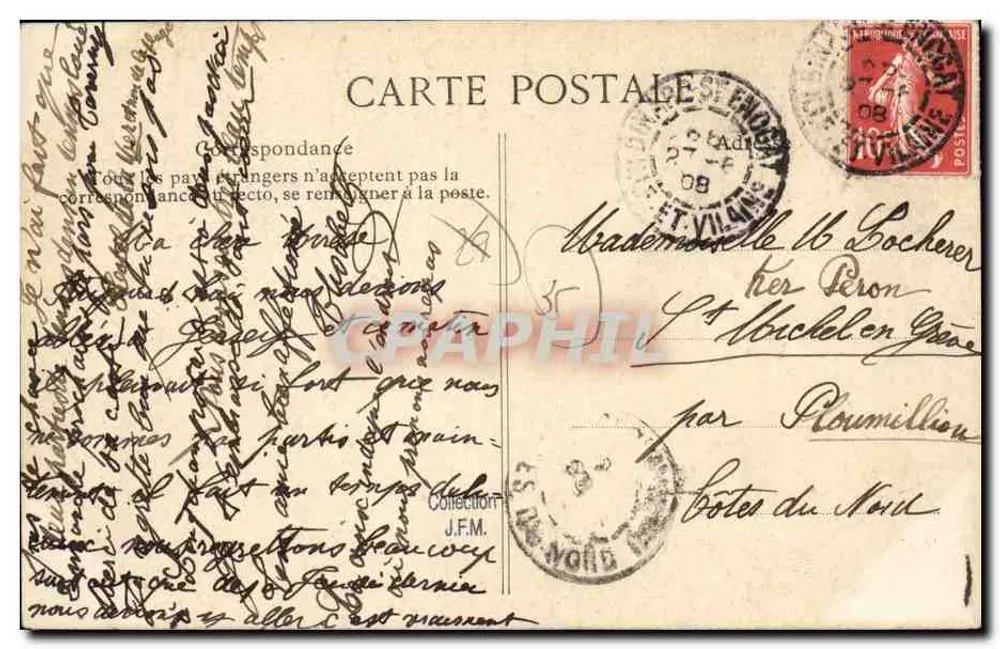 Saint-Enogat — Grand Hotel de la Mer — Verlag E.D. n°802 - Rückseite