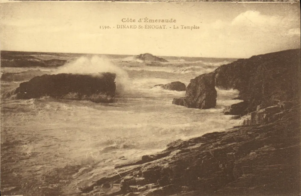 Côte d'Émeraude - A Tempestade - DINARD St-ÉNOGAT - Frente