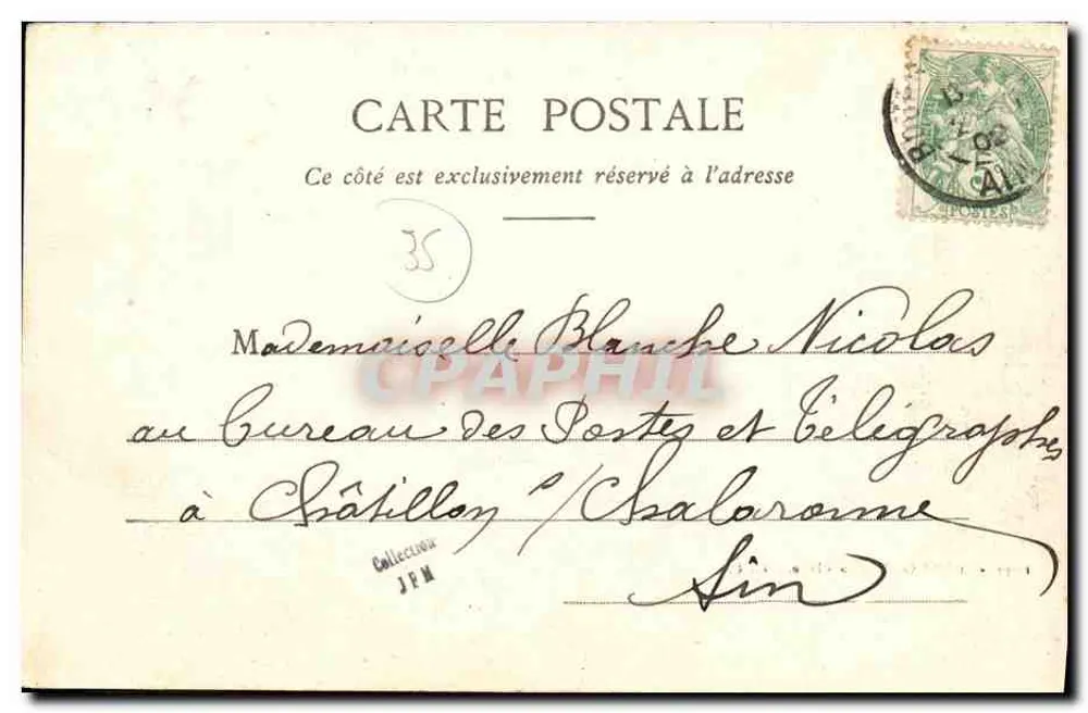 St-Enogat - A Praia - G.F. - Coleção Germain Filho, St-Malo - Verso