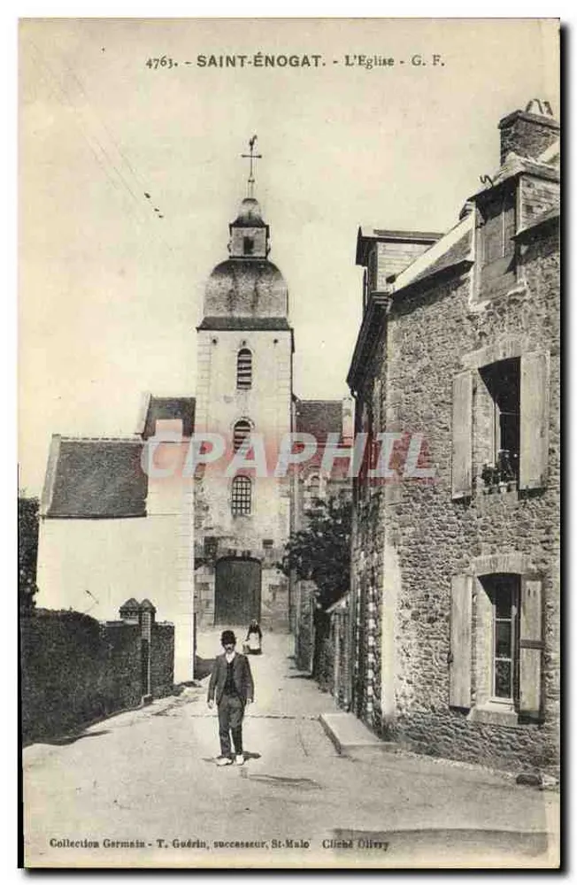 Saint-Énogat - A Igreja - G.F. - Frente