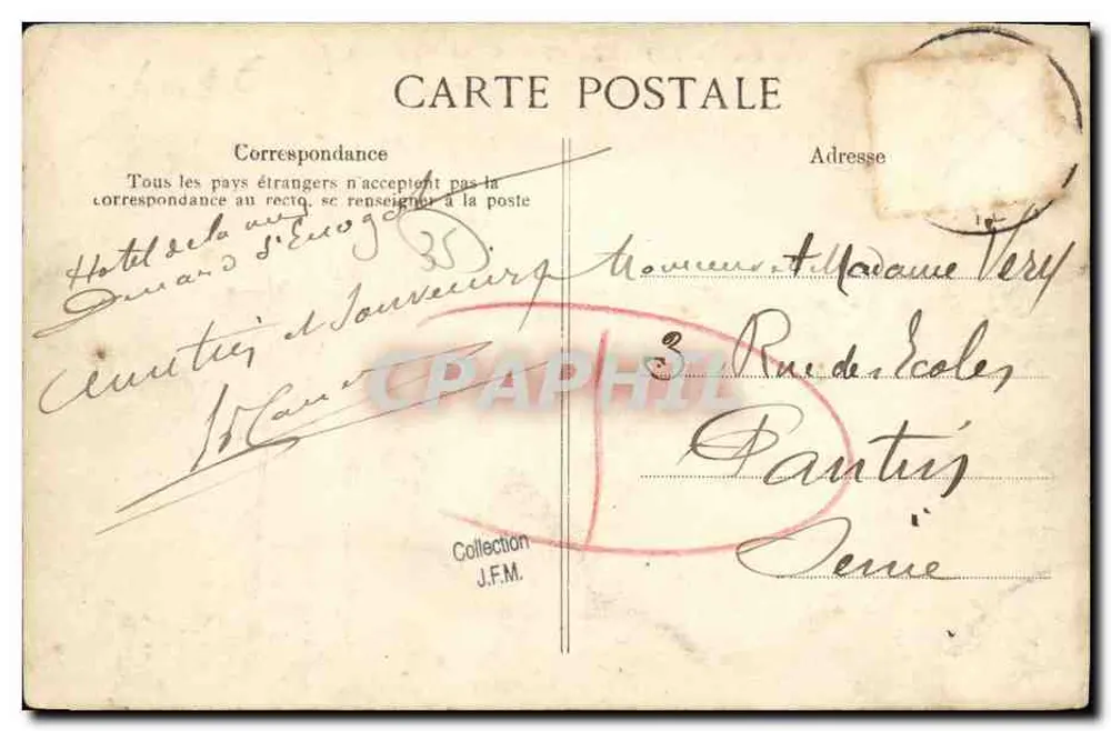 Saint-Enogat — Grand Hôtel de la Mer — Côte d'Emeraude - Rückseite