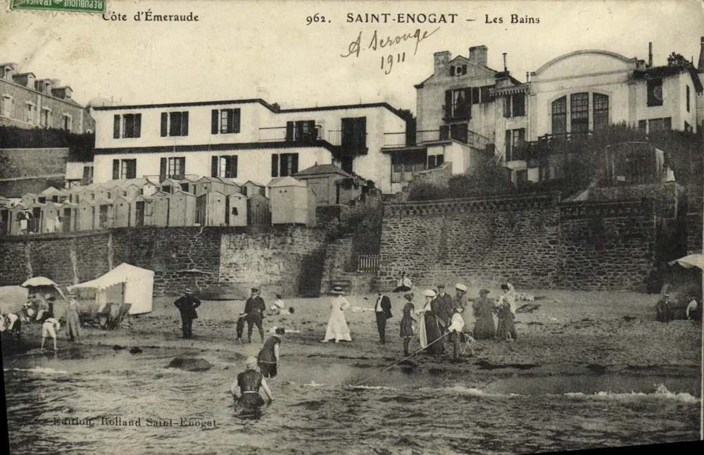 Saint-Enogat — Os Banhos — Costa da Esmeralda — Edição Rolland Saint-Enogat - Frente