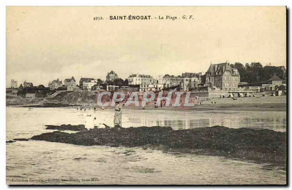 Saint-Énogat - A Praia - G. F. - n° 4952 - Frente