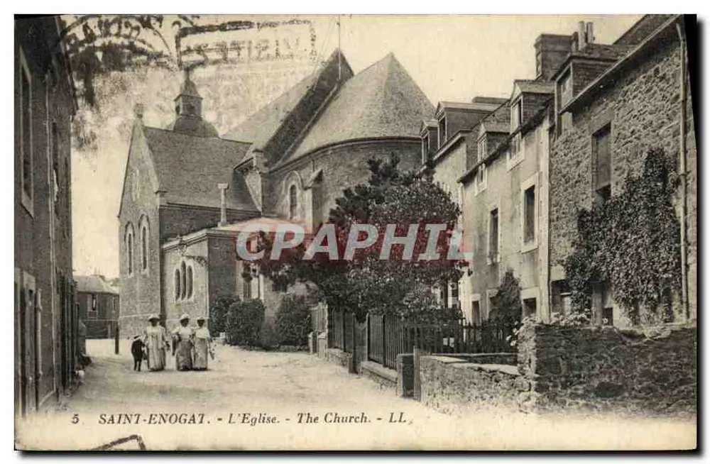 Saint-Enogat - A Igreja - The Church - LL - Frente