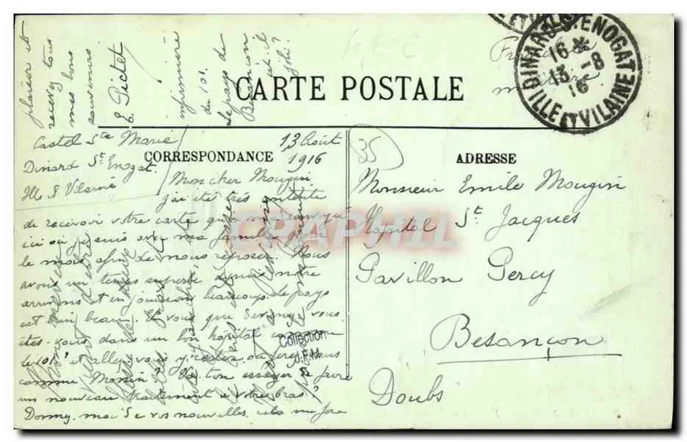 Saint-Énogat — Les Roches — LL. — n°43 - Verso