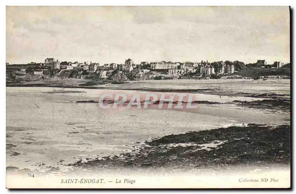 Saint-Énogat — A Praia — Coleção ND Fotografia n°314 - Frente
