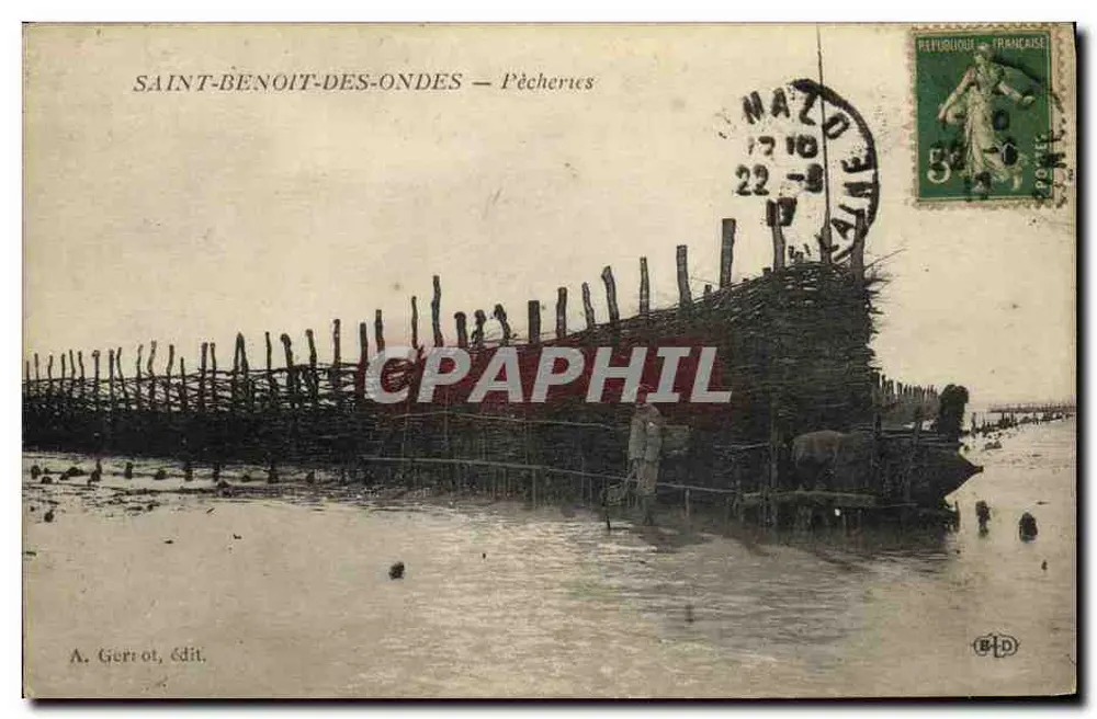 Saint-Benoît-des-Ondes — Pescarias — A. Gerrot, editor - Frente