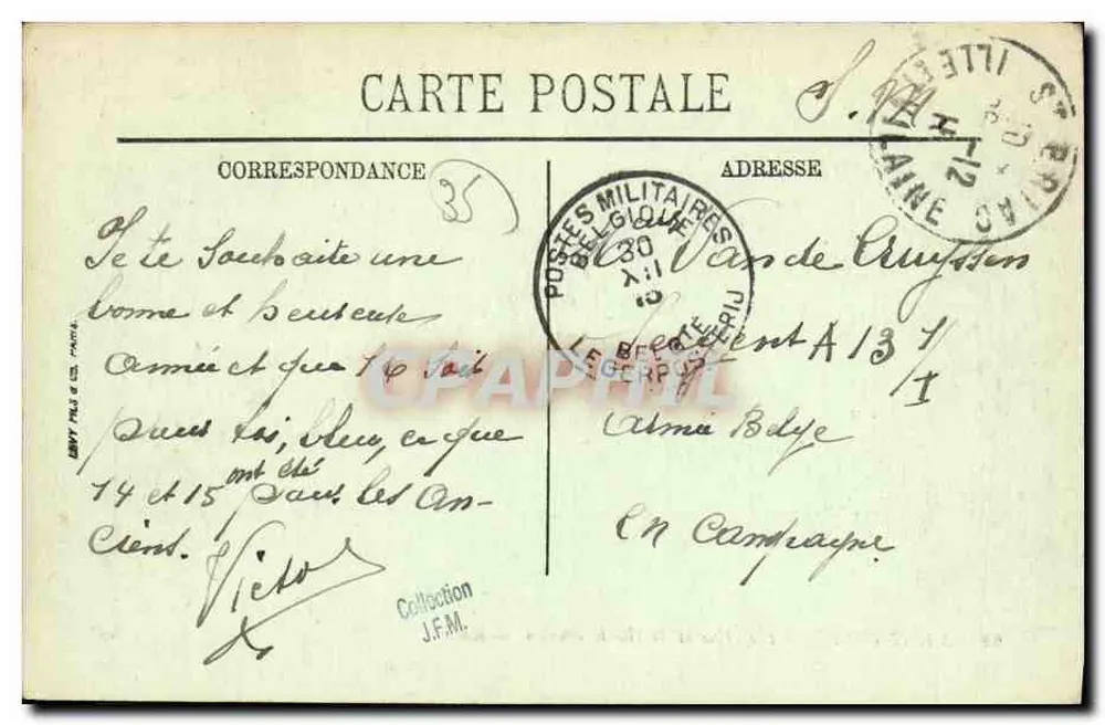 Saint-Briac — Port-Hue und die Garde Guérin — LL. Nr. 62 - Rückseite