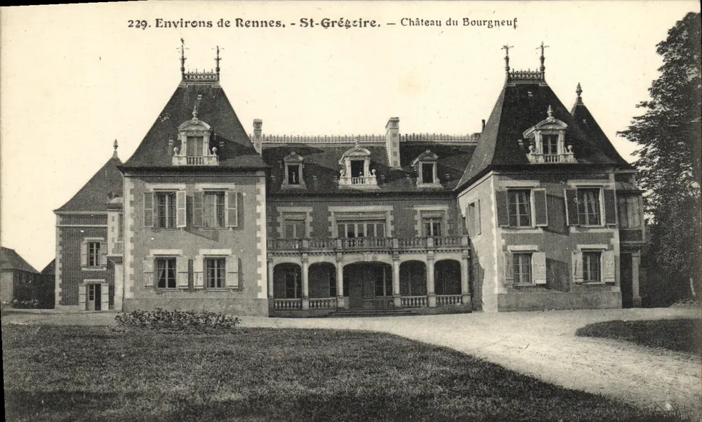Schloss du Bourgneuf — St-Grégoire — Umgebung von Rennes - Vorderseite