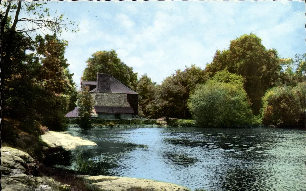 O Lago do Val e a Moinha — Saint-Just (Ille-et-Vilaine) — Editores Artaud & Cie, Nantes - Frente