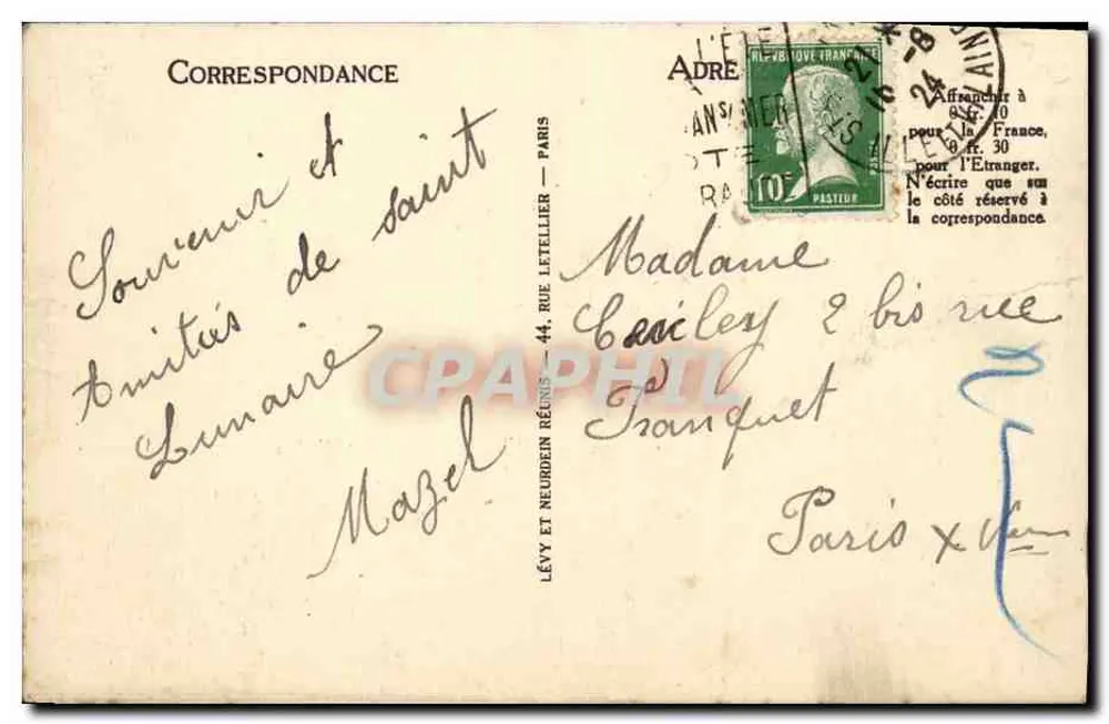 Saint-Lunaire — Le Décollé — editor LL - Verso
