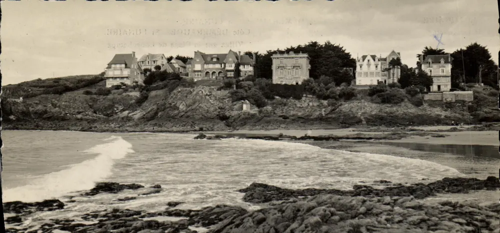 Küste von DÉMERAUDE. St LUNAIRE. Villen am Longchamps-Strand — Éditions L. Piarrat & R. Gatti - Vorderseite