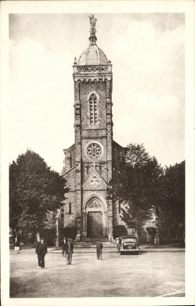 Saint-Lunaire — Die neue Kirche — Moderne Ansichtskarte Nr. 40, Verlag Moderne Ansichtskarte des Arts - Vorderseite