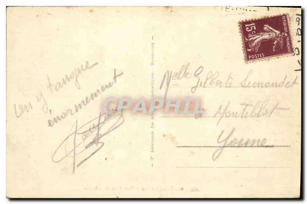 St-Lunaire - Visão para o Décollé — editor desconhecido, n°1 - Verso