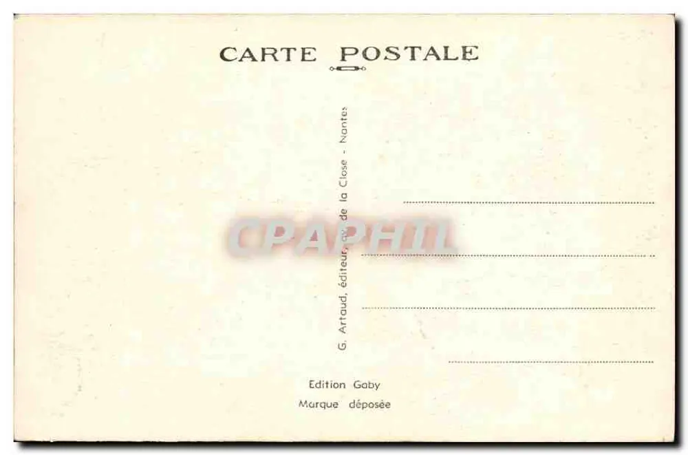 Saint-Lunaire (I.-et-V.) — Die Villen und die Pointe du Décollé — Edition Gaby - Rückseite