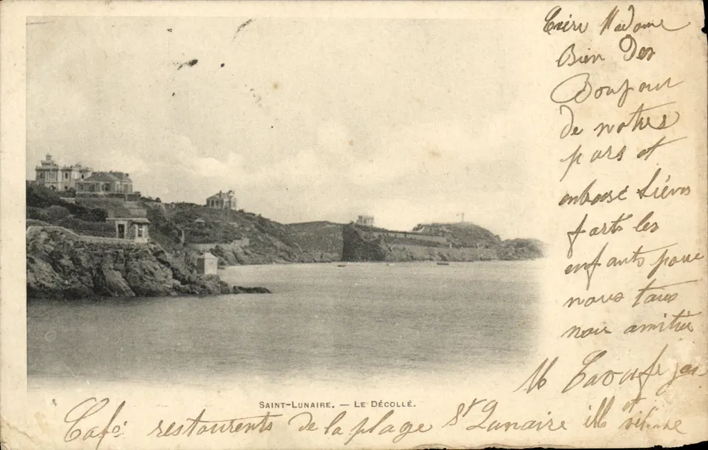 Saint-Lunaire — Le Décollé — Café et restaurants de la plage - Frente