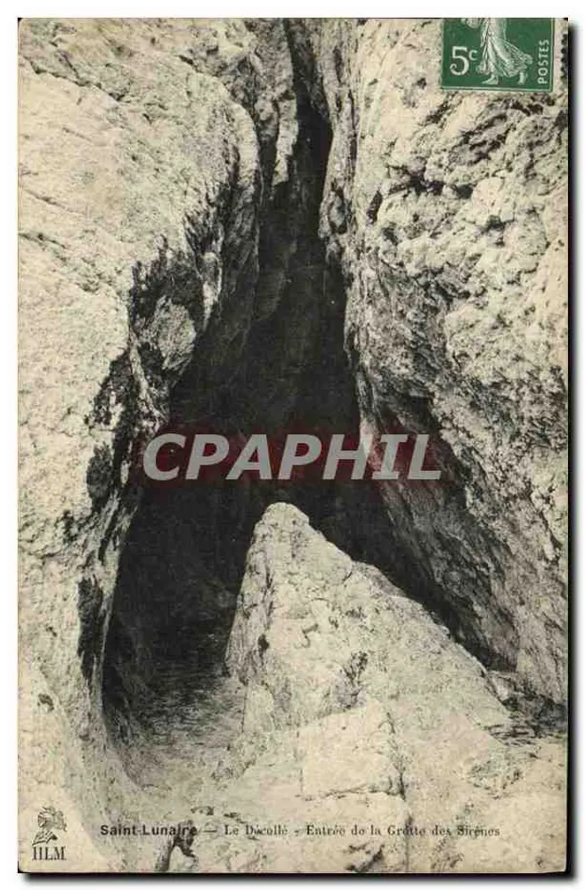 Saint-Lunaire — Le Décollé — Eingang zur Grotte der Sirenen — H. Le Maïton - Vorderseite