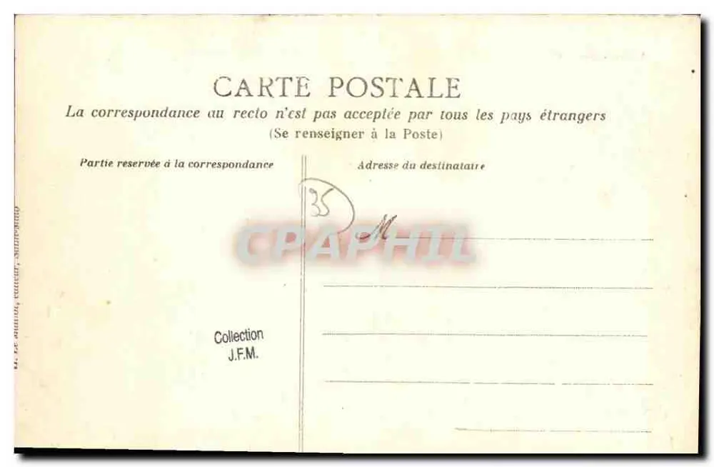 Saint-Lunaire - Die alte Kirche — Côte d'Émeraude, Verlag HLM, Nr. 1265 - Rückseite