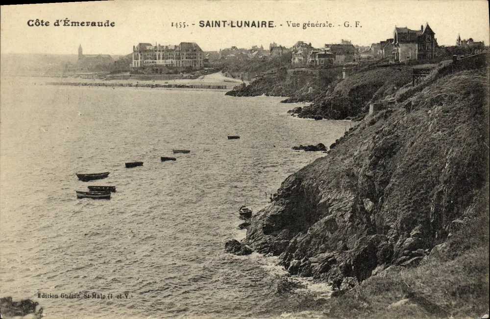 Saint-Lunaire — Vista geral — G.F. — Edição Guézin, St-Malo - Frente