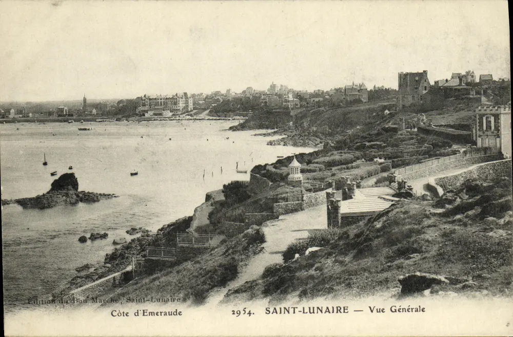 Saint-Lunaire — Vista Geral — Édition du Bon Macche, n° 2954 - Frente