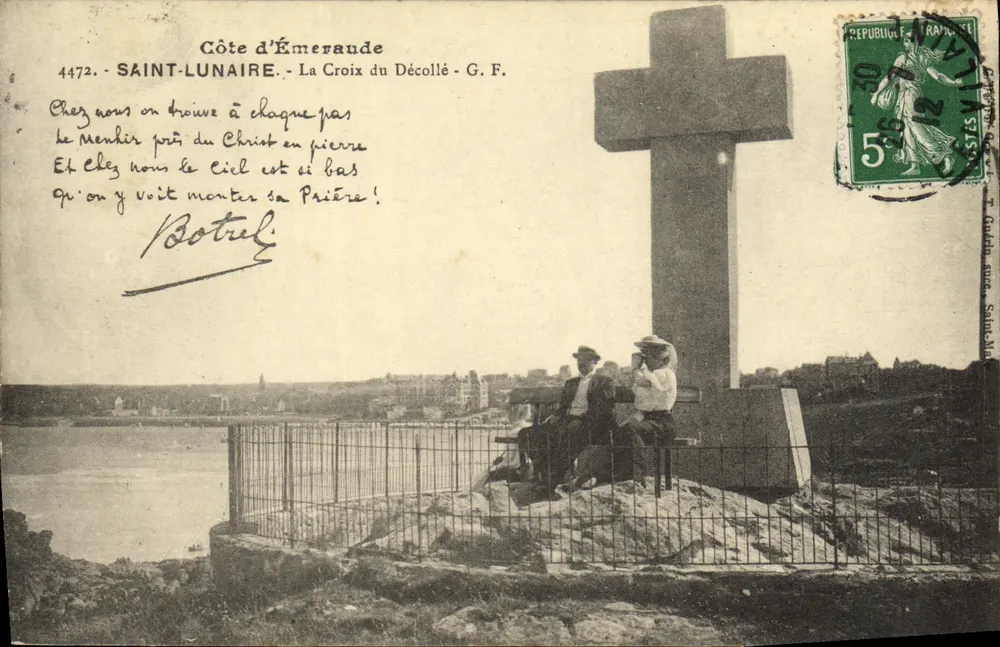 Saint-Lunaire — La Croix du Décollé — G. F. (editor) - Anverso