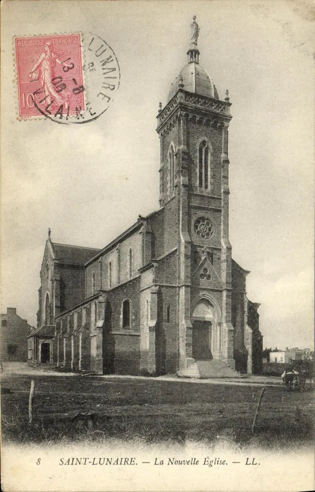 Saint-Lunaire — Die Neue Kirche — LL. - Vorderseite