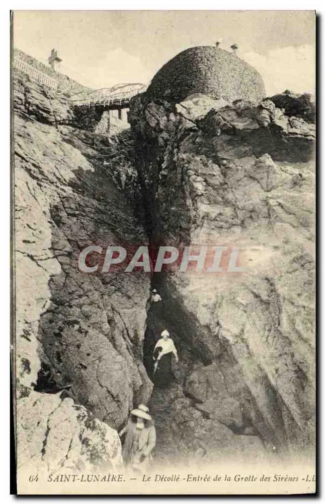 Saint-Lunaire — Der Abgelegene — Eingang zur Höhle der Sirenen — Verlag L.L. n°64 - Vorderseite
